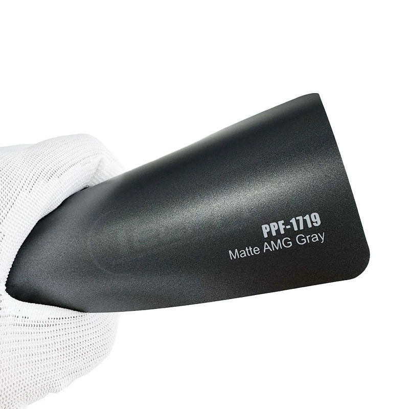 1.52x16m / 60inchx53ft PPF-1719 マット AMG グレー 変色 塗料 保護フィルム 8ミリ 厚さ 色