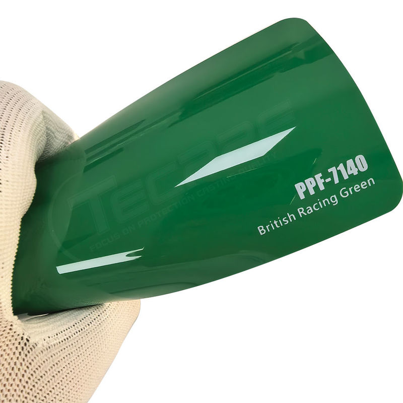 PPF-7140 イギリス レーシング 緑色 塗料 カー 傷害 保護 フィルム